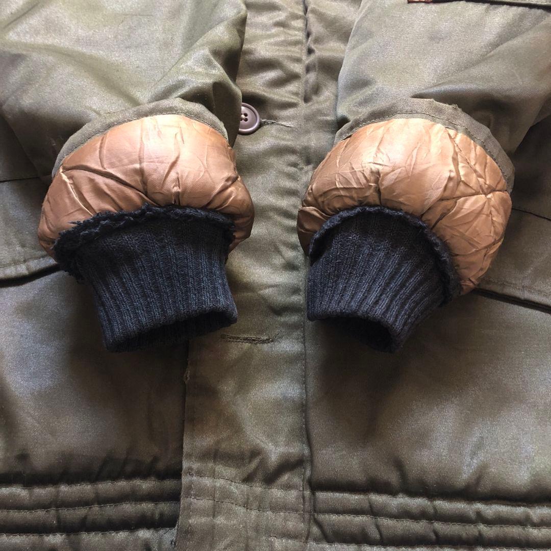 ユーロヴィンテージN-3B型フライジャケットスプリットフードミリタリー