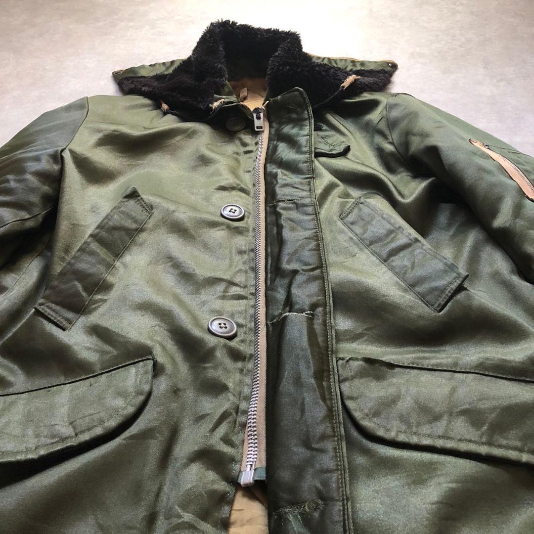 ユーロヴィンテージN-3B型フライジャケットスプリットフードミリタリー