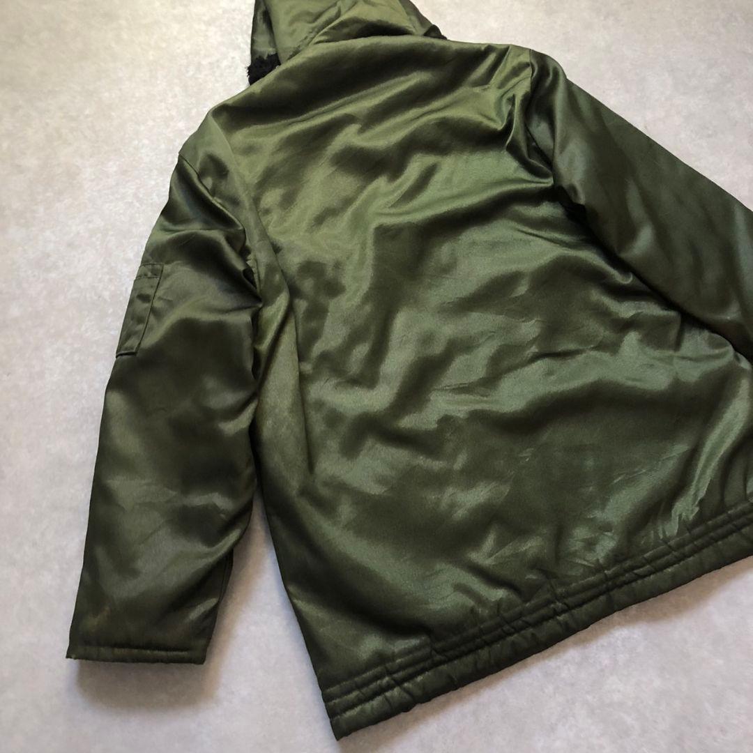 ユーロヴィンテージN-3B型フライジャケットスプリットフードミリタリー