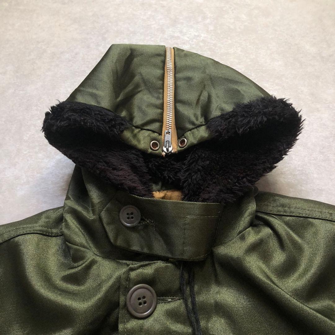ユーロヴィンテージN-3B型フライジャケットスプリットフードミリタリー