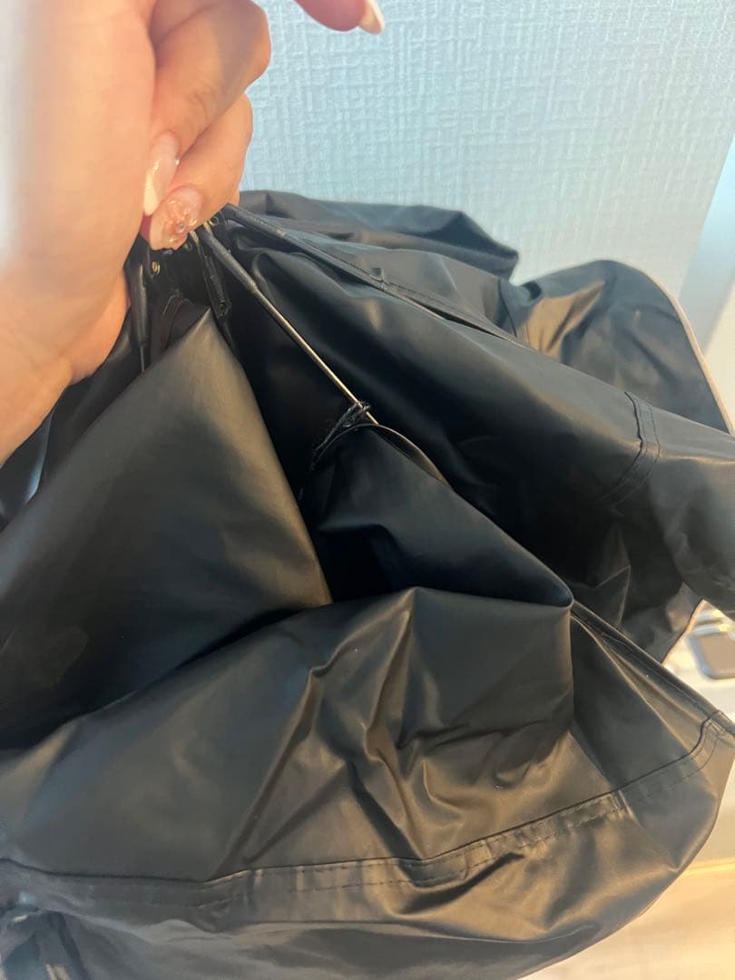 売り切れ商品⭐️サンバリア100 折りたたみ日傘三段折り　コンビ　ブラック