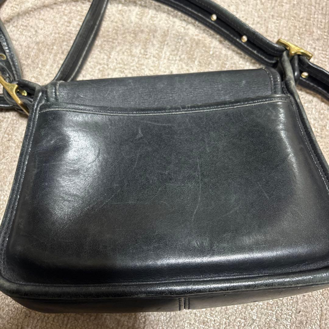 オールドコーチ COACH 9061 ショルダーバック 黒 レザー