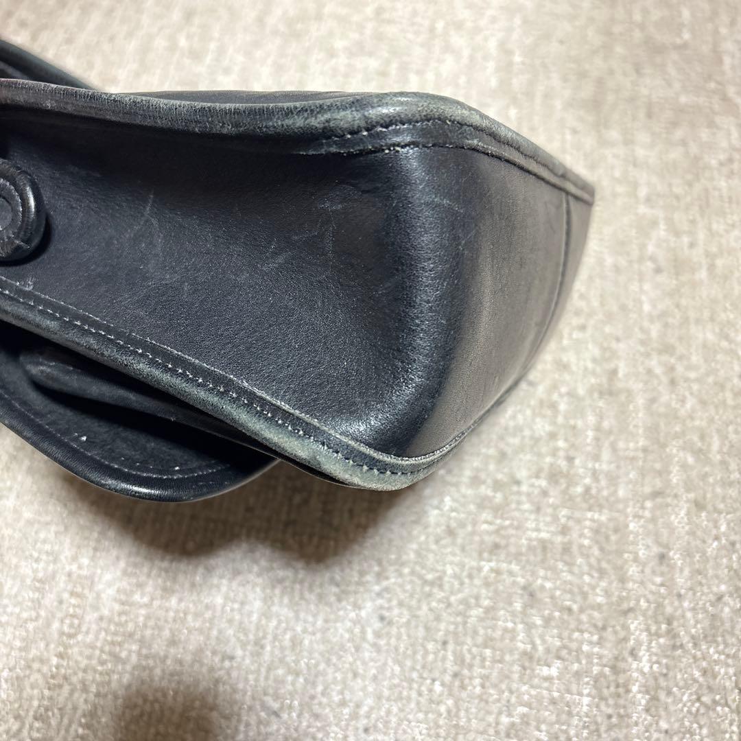 オールドコーチ COACH 9061 ショルダーバック 黒 レザー