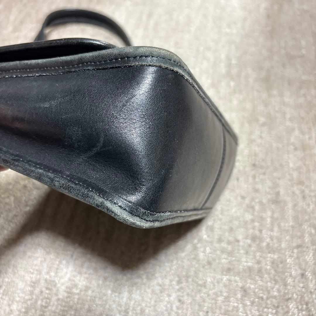 オールドコーチ COACH 9061 ショルダーバック 黒 レザー