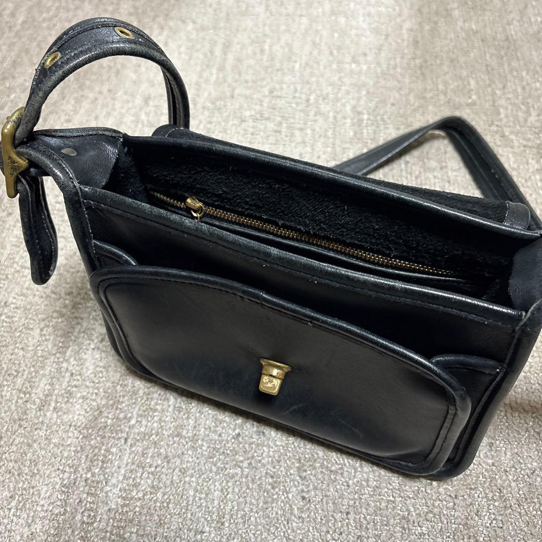 オールドコーチ COACH 9061 ショルダーバック 黒 レザー