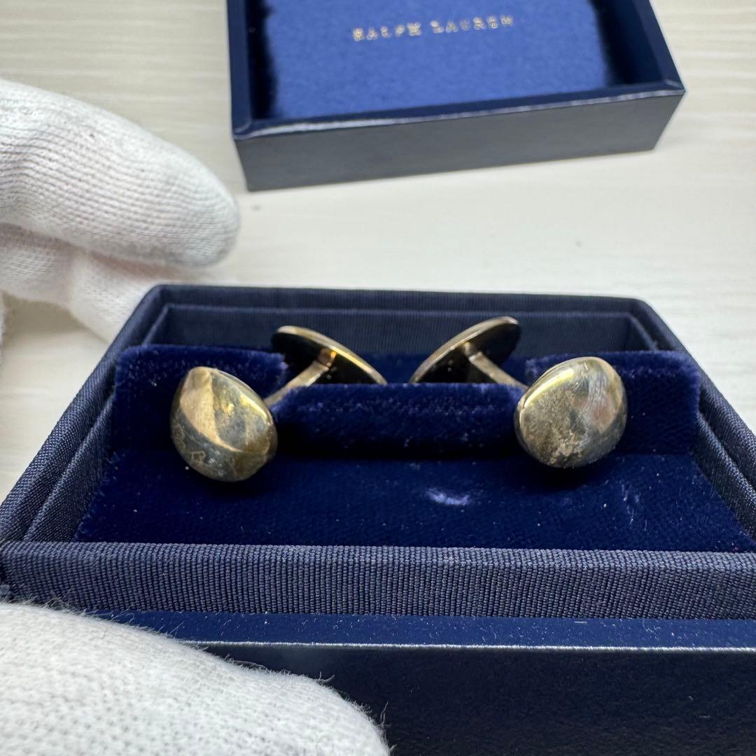 Ralph Lauren スカルデザイン カフリンクス