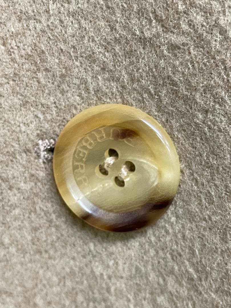 極美品　BURBERRY カシミヤ　チェック柄　ベージュ ロングコート　ウール