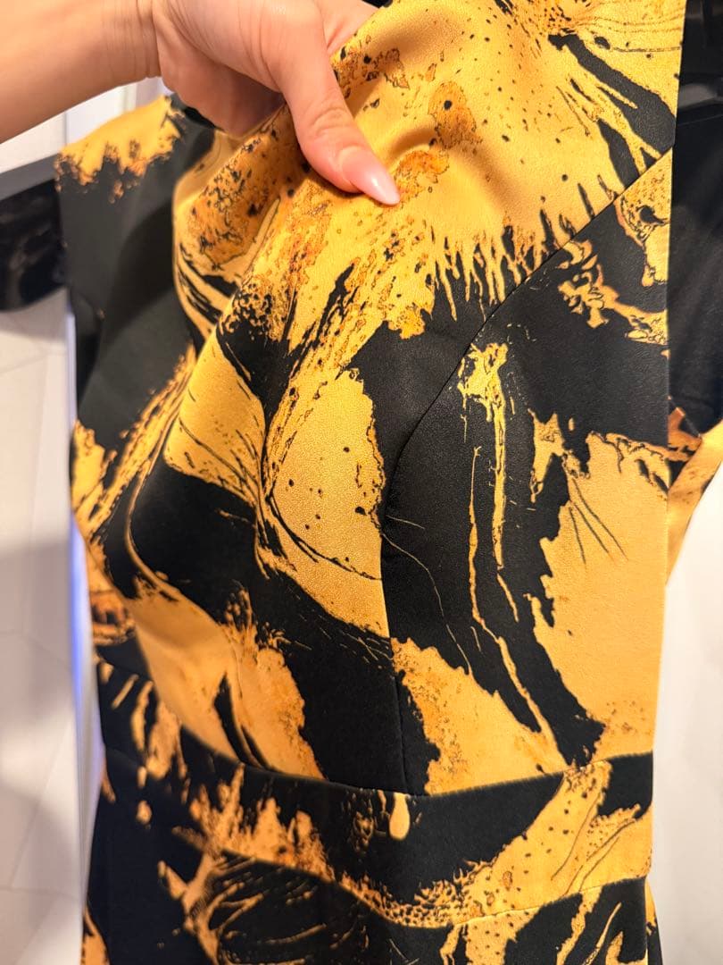 GINZA COUTURE 花柄マキシドレス