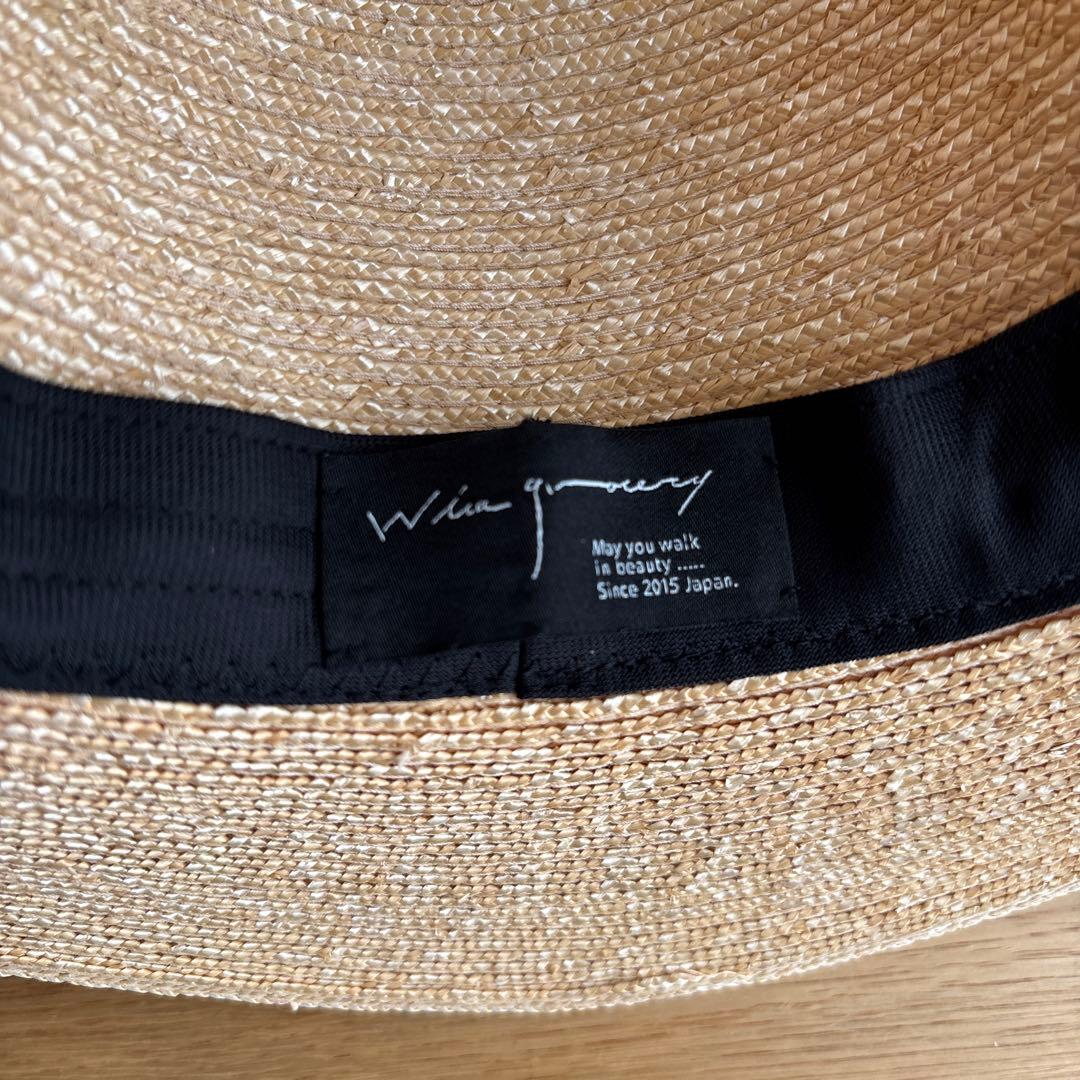 極美品！wicagrocery ウィカグロサリー　round brim flat