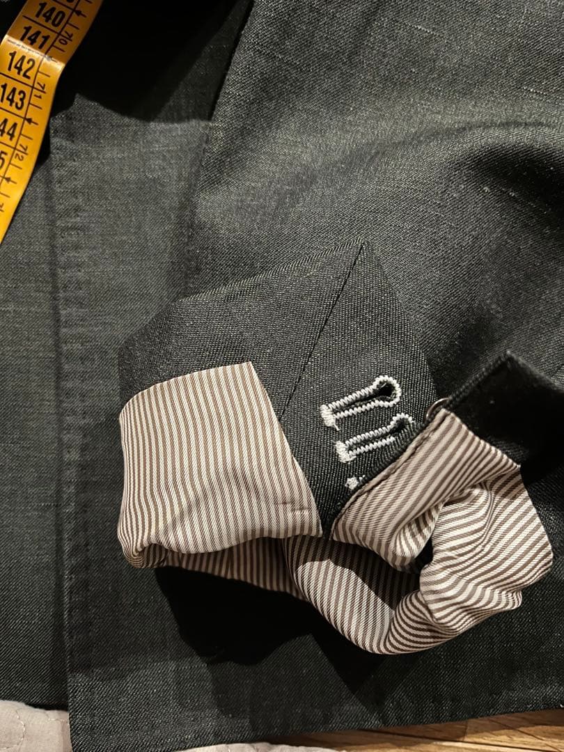 【超美品】カーキ グリーンスーツセット (ジャケット・スラックス)