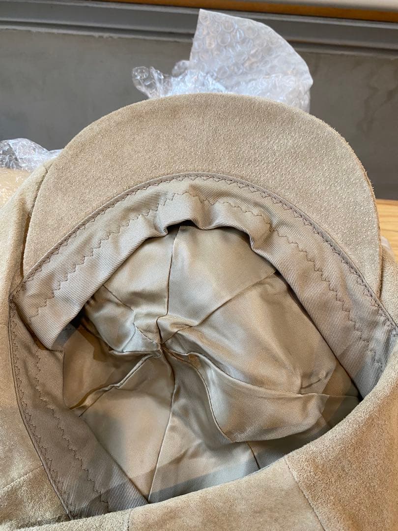 【Hender Schemeエンダースキーマ】ピッグレザーキャスケット