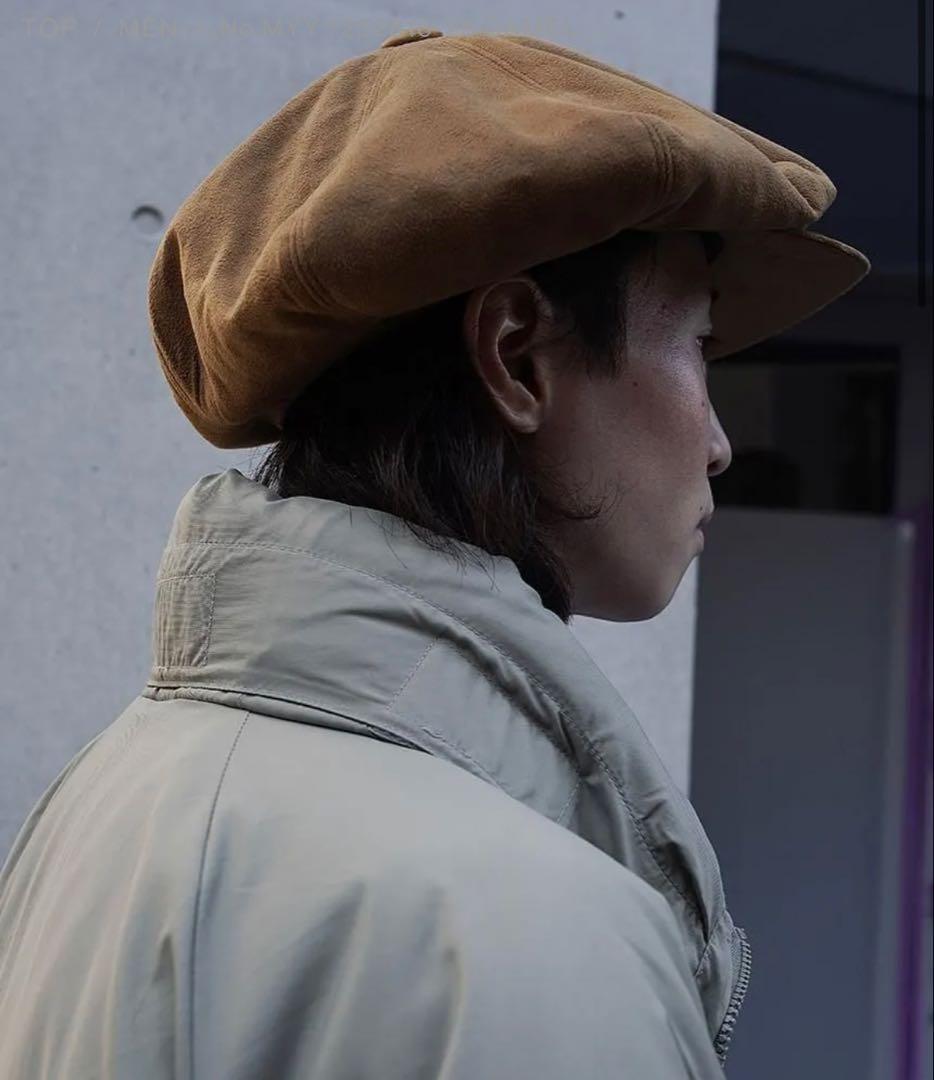 【Hender Schemeエンダースキーマ】ピッグレザーキャスケット