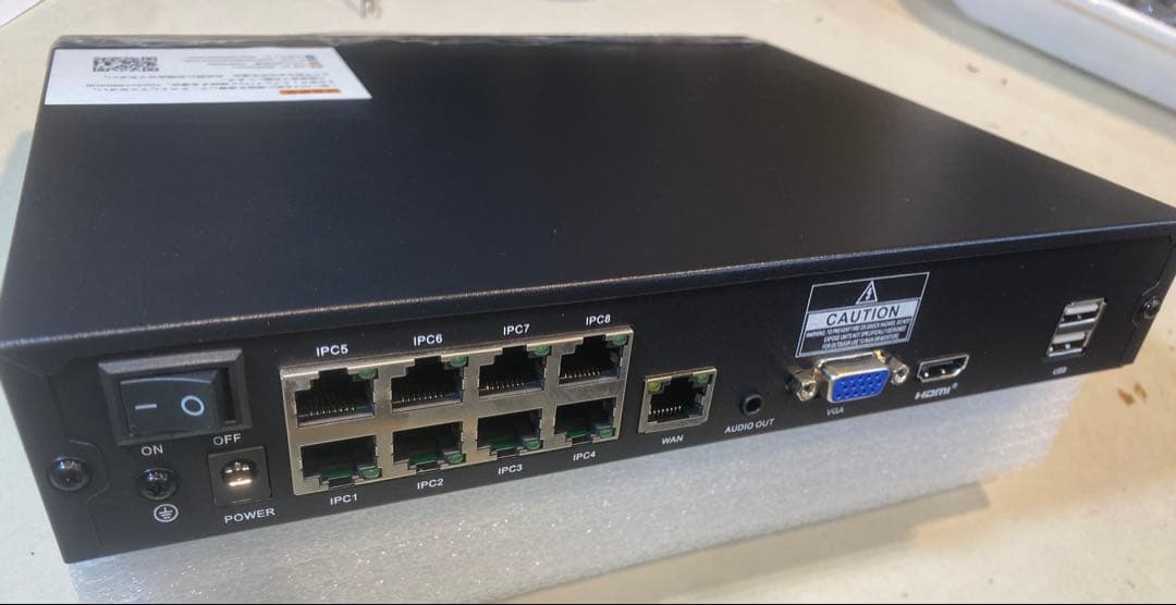 YESKAMO 防犯カメラレコーダー NVR P09-JP3004-2T