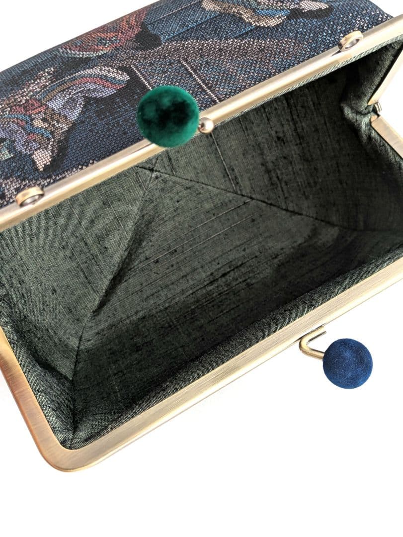 Miyuki窓口 大島紬 がばっとコスメポーチ　　 お2つ