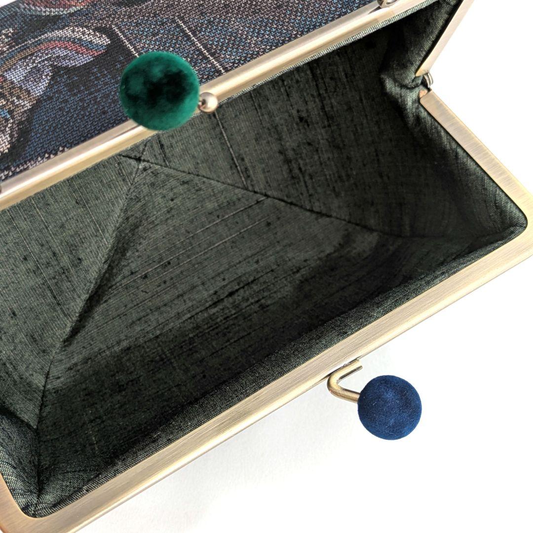 Miyuki窓口 大島紬 がばっとコスメポーチ　　 お2つ