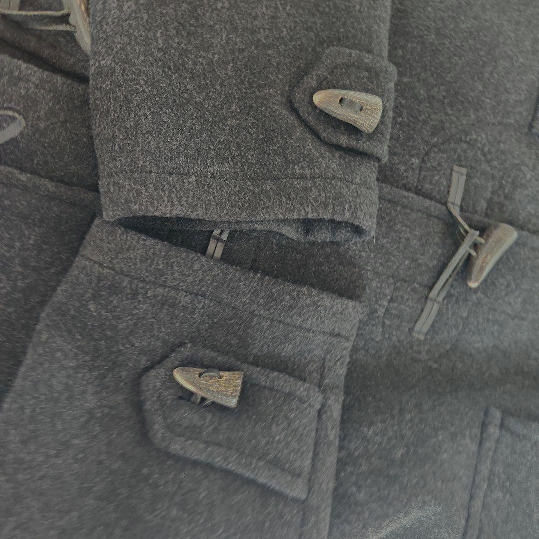 Aquascutum　アクアスキュータム ロング丈フード付　ダッフルコート