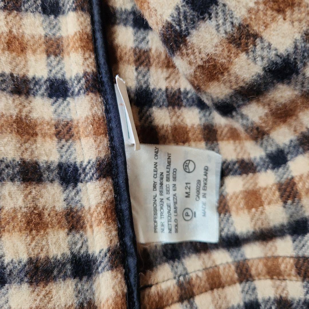 Aquascutum　アクアスキュータム ロング丈フード付　ダッフルコート