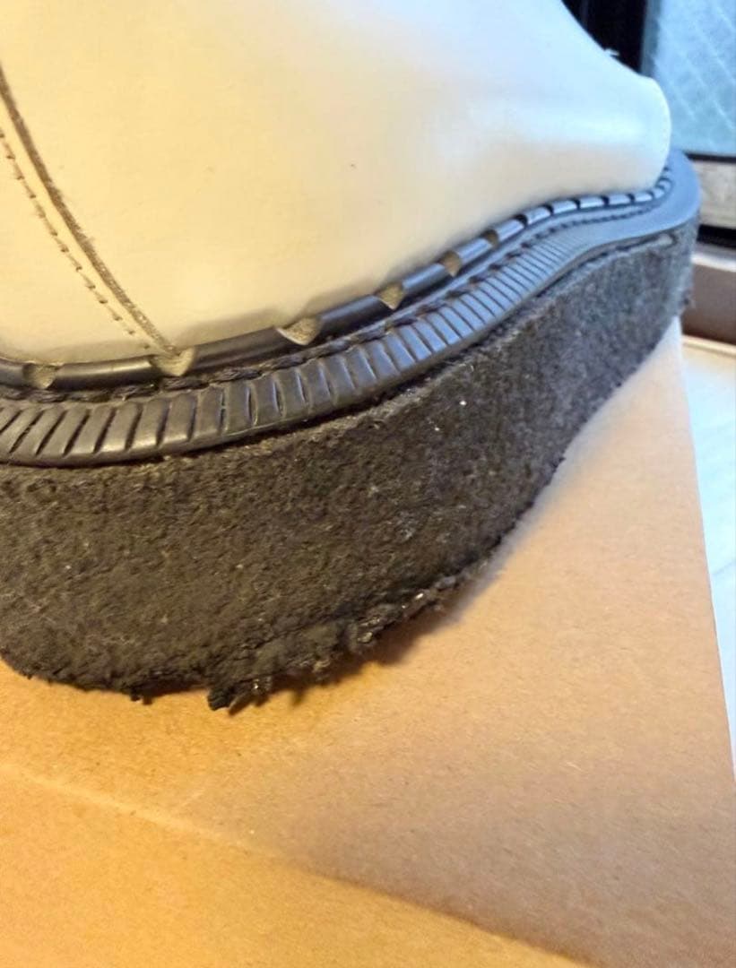 E COX SKIPTON ホワイト サイズ7(26㎝)