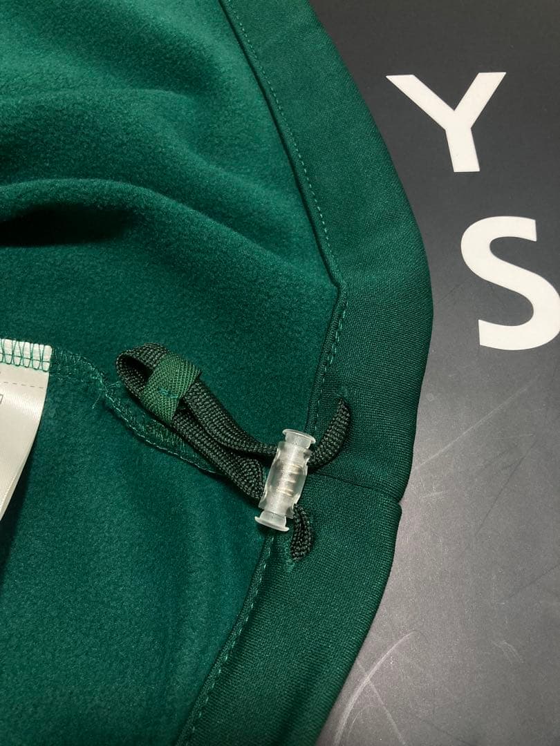 新品 パーリーゲイツ ジャックバニー ソフトタッチ 裏起毛パーカー(5)L/緑