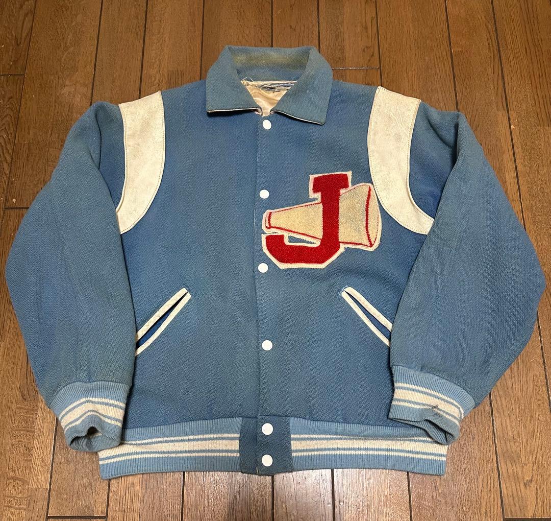 60’s スタジャン ヴィンテージ アワードジャケット　レタードマンジャケット