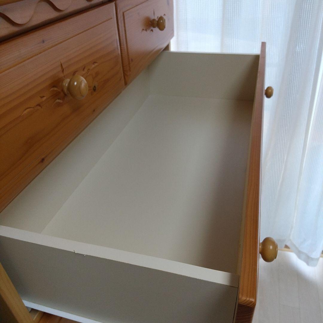 N*o様 チェスト　6段　タンス　ハイチェスト　引き出し　木目