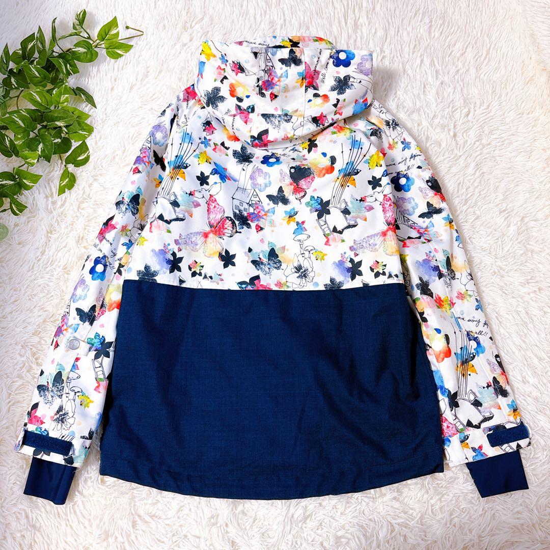 【極美品】ScoLar スカラー スキー スノーボードウェア上下セット　総柄