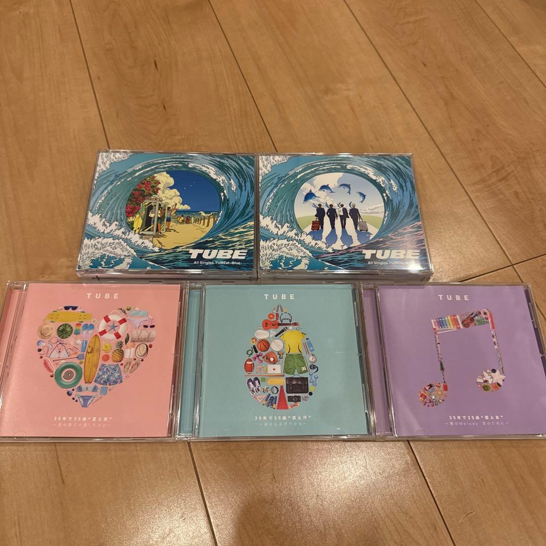 TUBE All Singles Blue & White + ノンストップ３枚