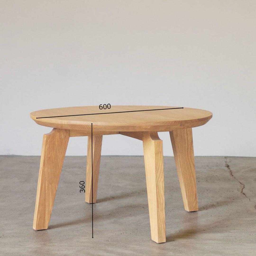 センターテーブル・ローテーブル JS ROUND TABLE