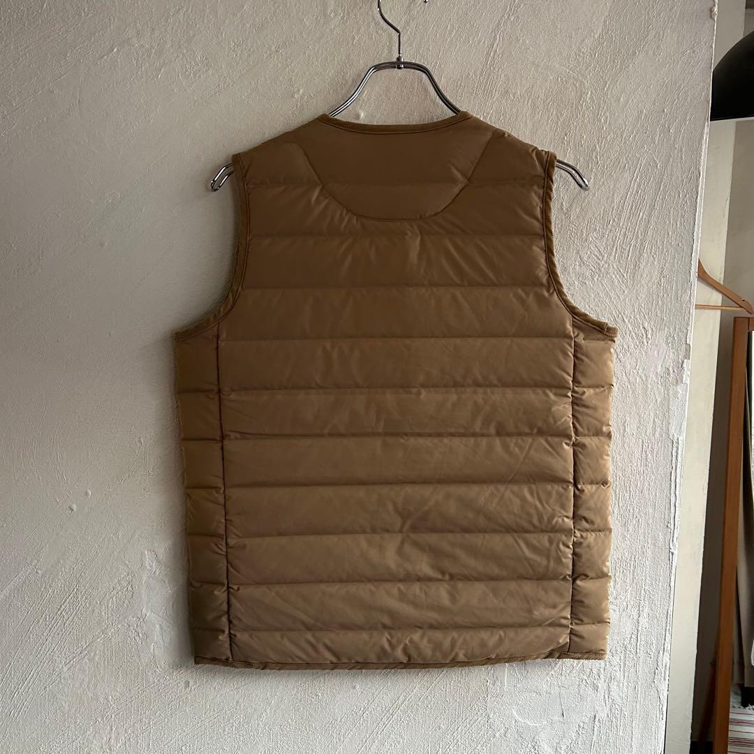 Vincent et Mireille ステッチレス ダウンベスト ベージュ