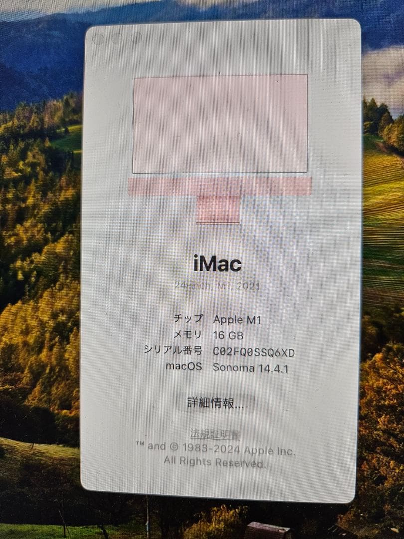 f*a様 Apple iMac m1 16gb 1tb ハイスペックモデル