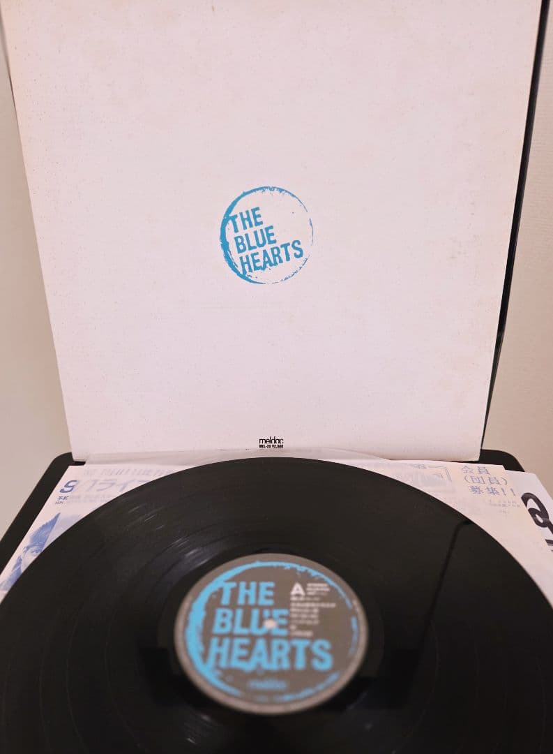 ご*ミ様 貴重フライヤー付き!ザ・ブルーハーツ　初回段ボールジャケ!アナログ!