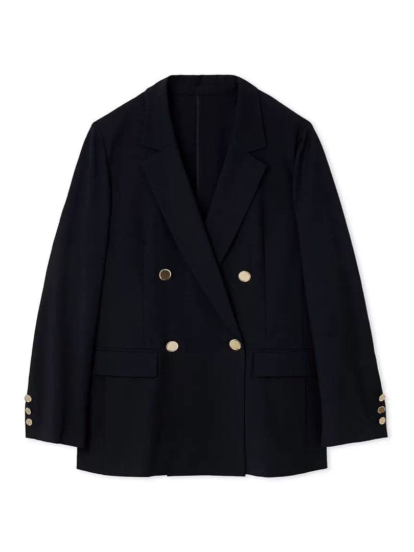 FRAY I.Dネイビー ダブルブレストジャケット