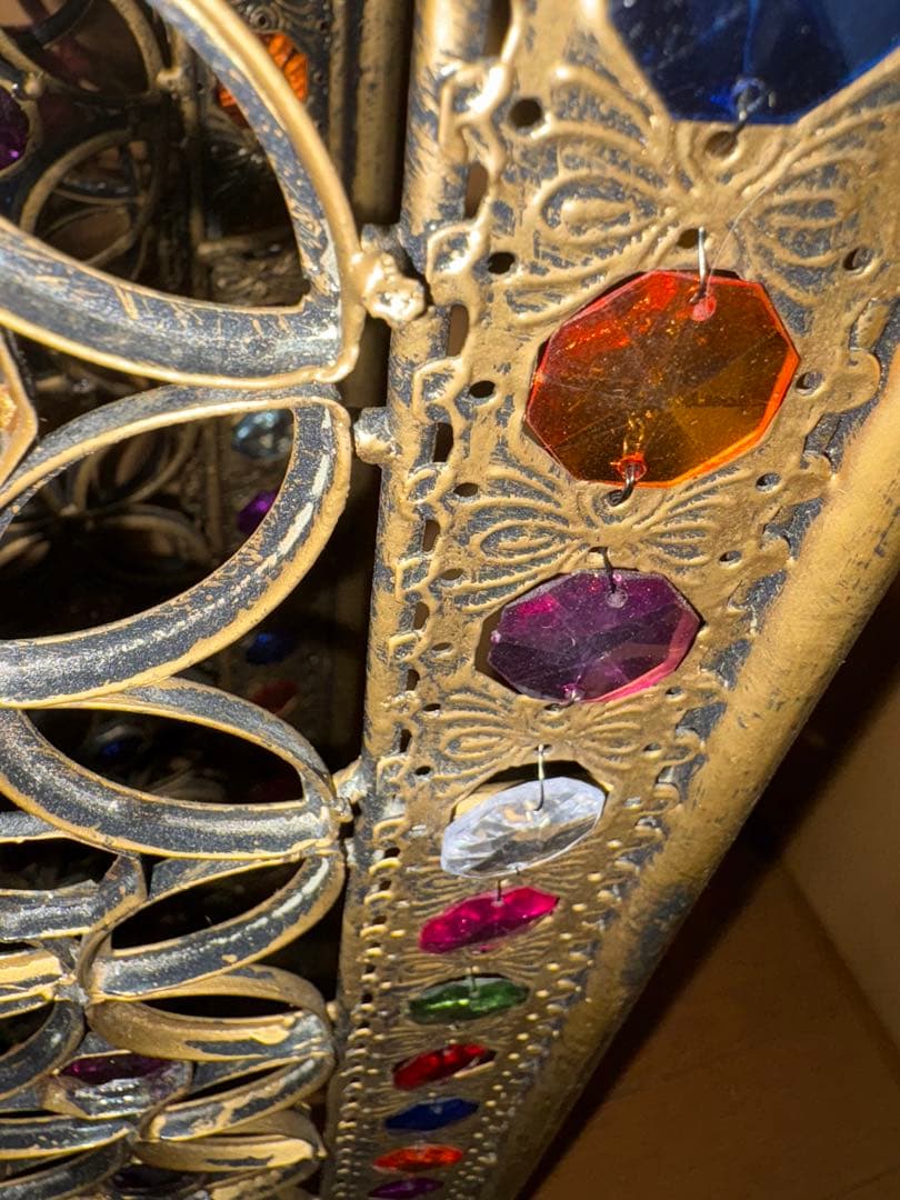 S*i様 ビーズパーテーション　アンティーク　3連