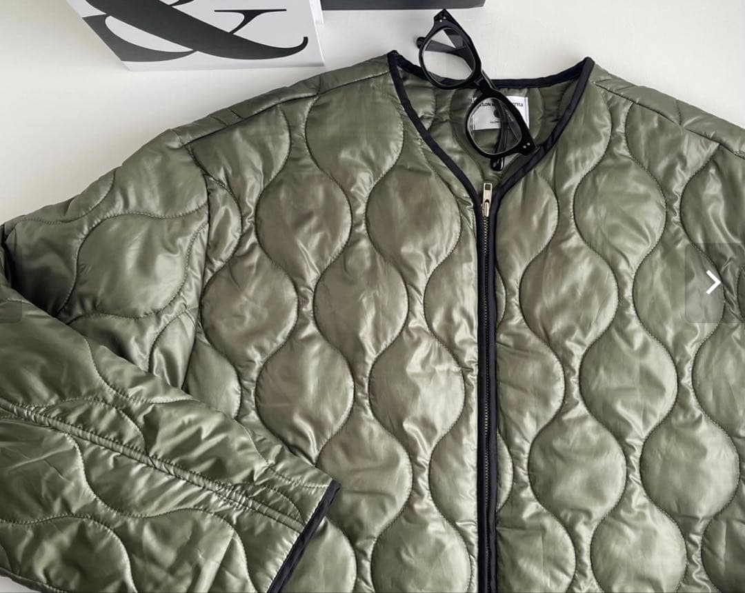 ジャケット・アウター meong blue NYLON MILITARY JACKET