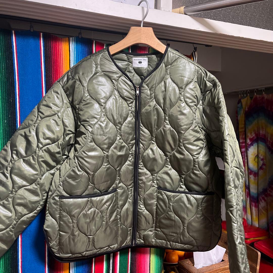 ジャケット・アウター meong blue NYLON MILITARY JACKET