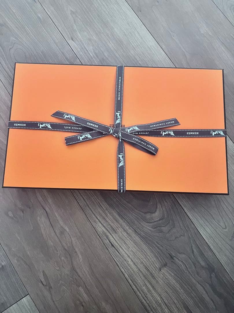 新品未使用エルメス　カシミヤマフラー 《レクトヴェルソ》