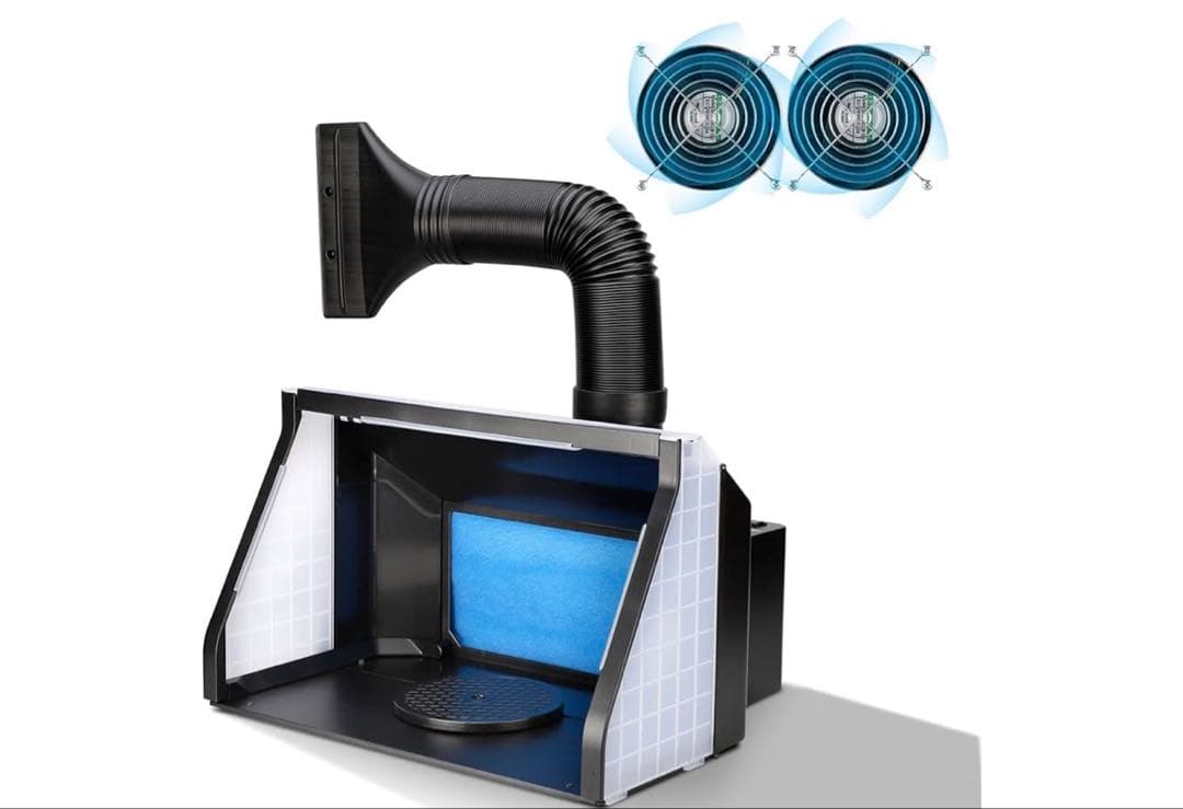 エアーコンプレッサーエアブラシ塗装ブースお得セット