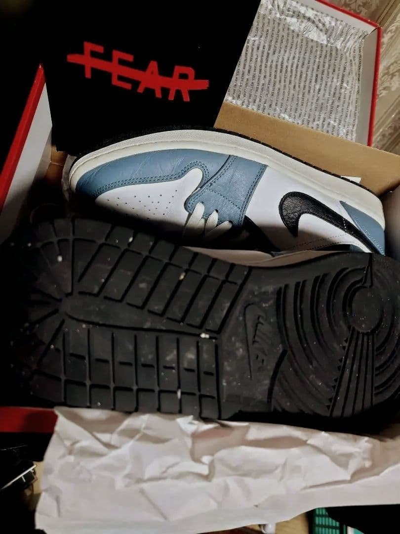 シューズ(男性用) NIKE AIR JORDAN 1 MID FEARLESS FACETASM