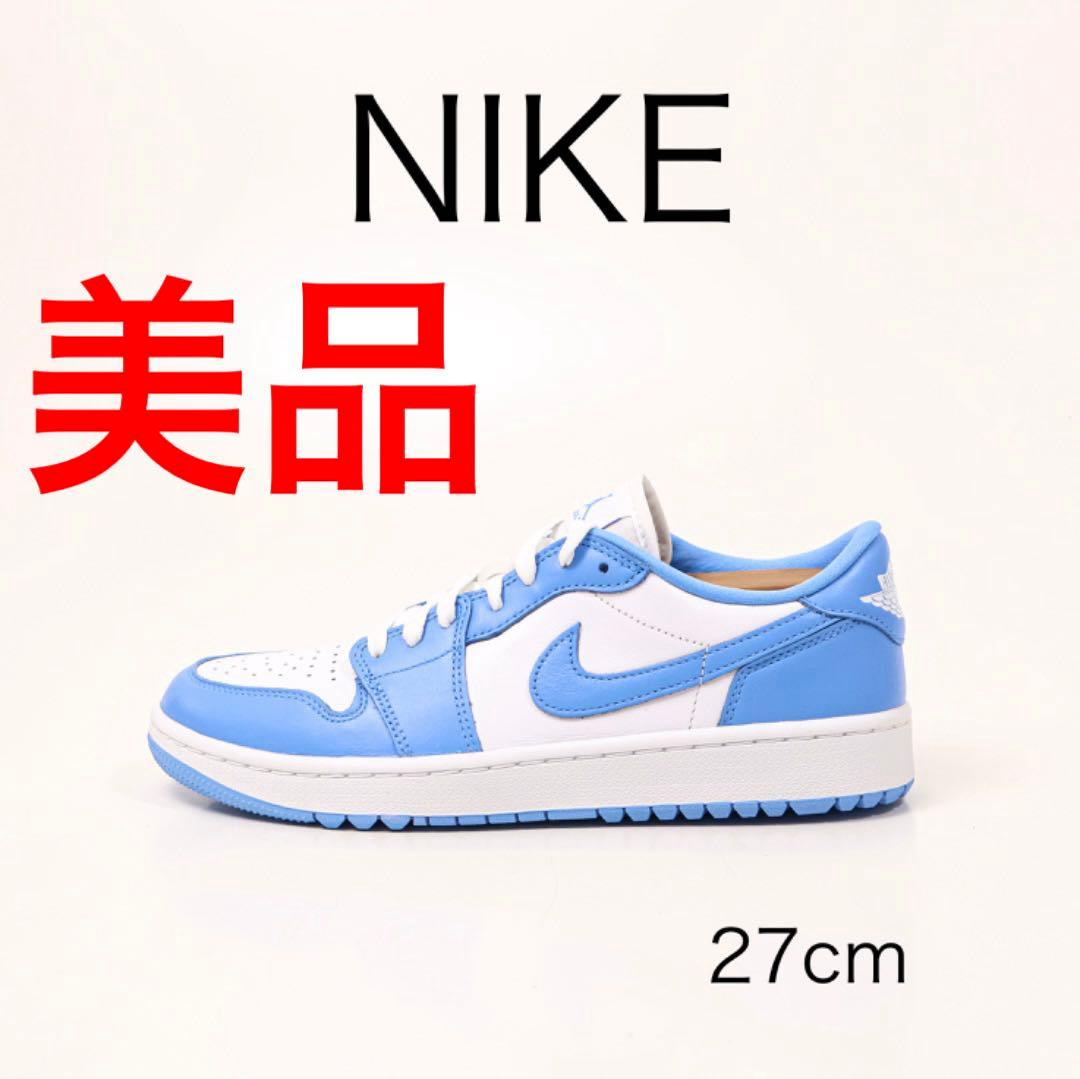 H2864-j2◾️美品　ナイキ　Airジョーダン1LOW GOLF UNC