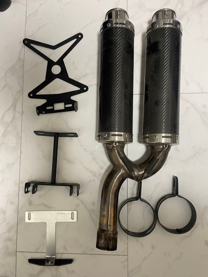 Daytona 675 sharkマフラー