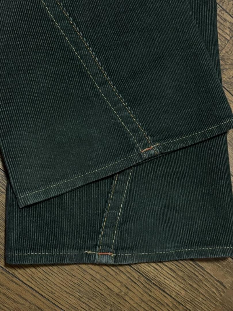 トゥルーレリジョン JOEY コーデュロイパンツオリーブ 米国製 30