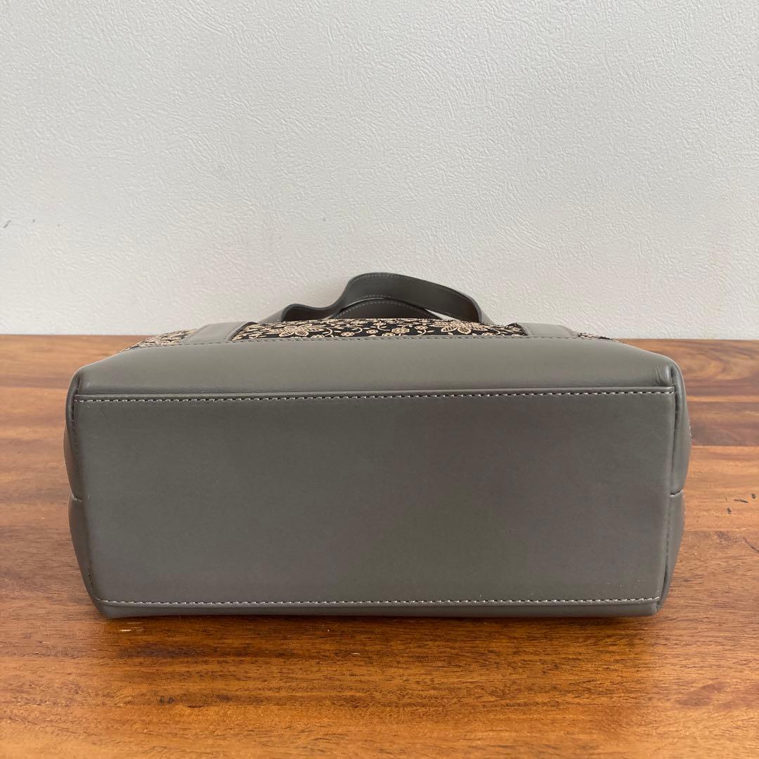 印傳屋 ハンドバッグ 花柄