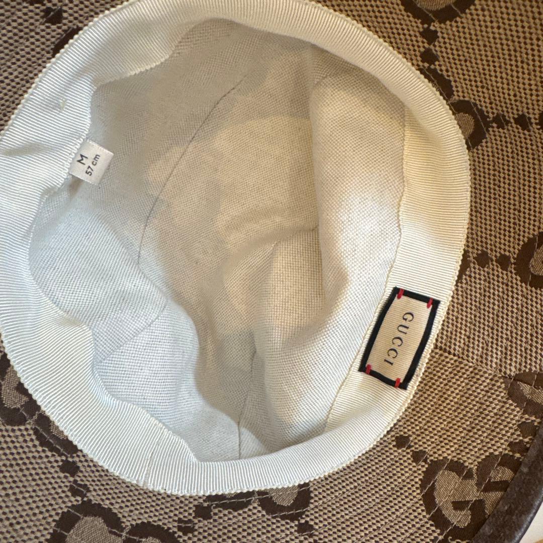 GUCCI GGロゴ バケットハット Mサイズ