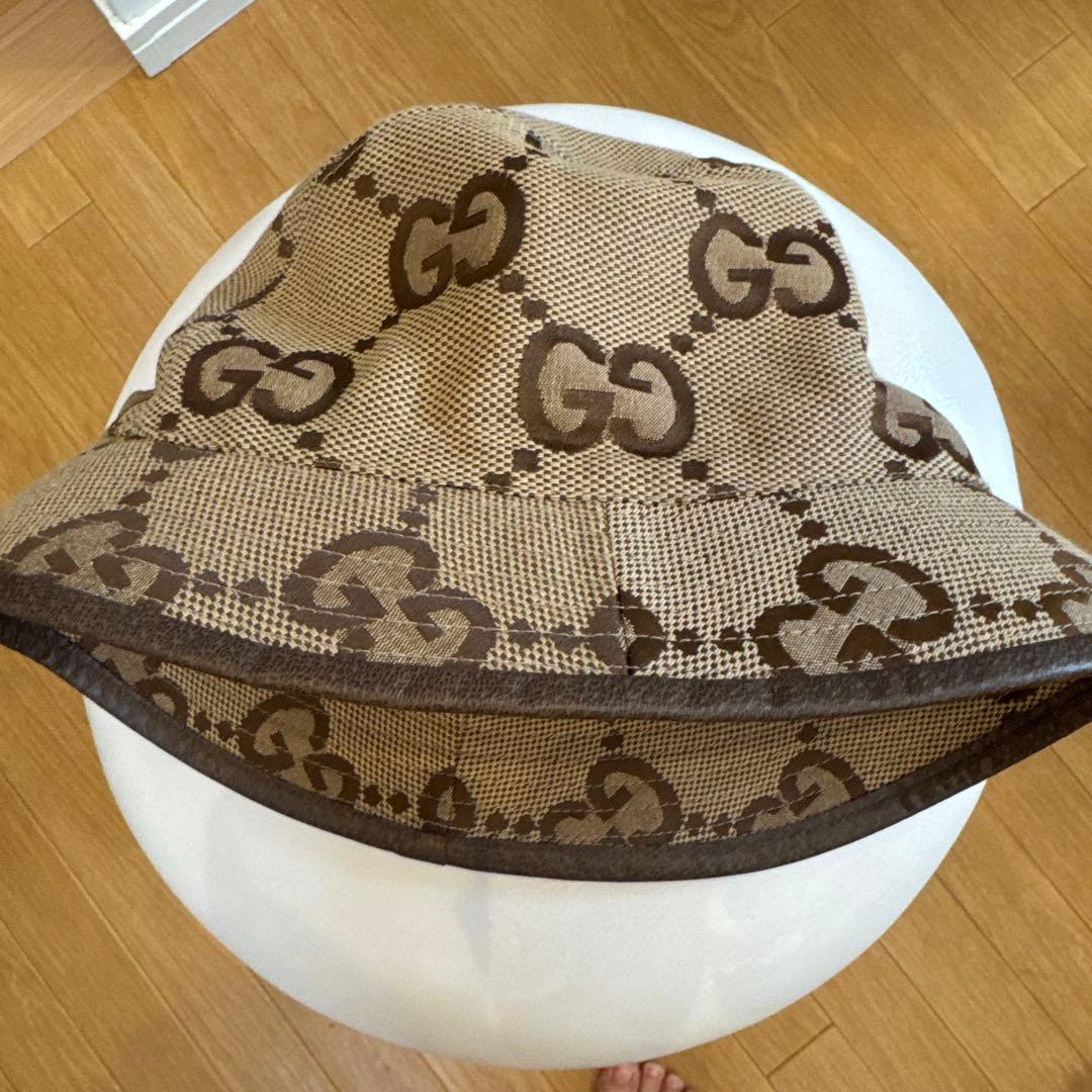 GUCCI GGロゴ バケットハット Mサイズ