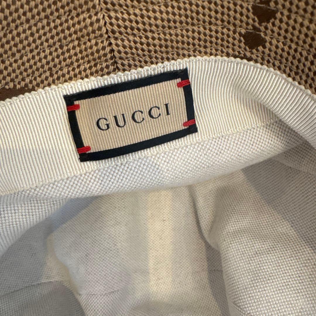 GUCCI GGロゴ バケットハット Mサイズ