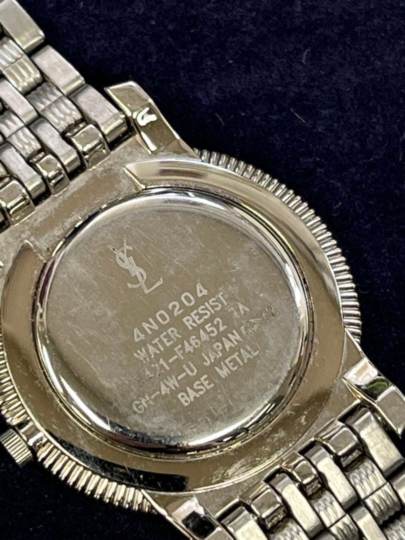 【ジャンク/不動】Yves Saint Laurent 腕時計 4N0204