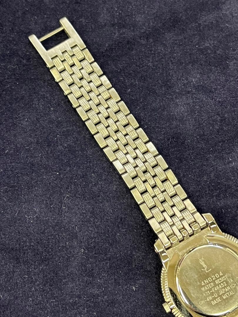 【ジャンク/不動】Yves Saint Laurent 腕時計 4N0204