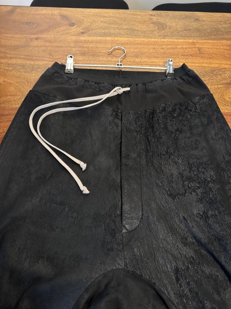 Rick Owens リックオウエンス　ブリスターレザー　パンツ　サルエル