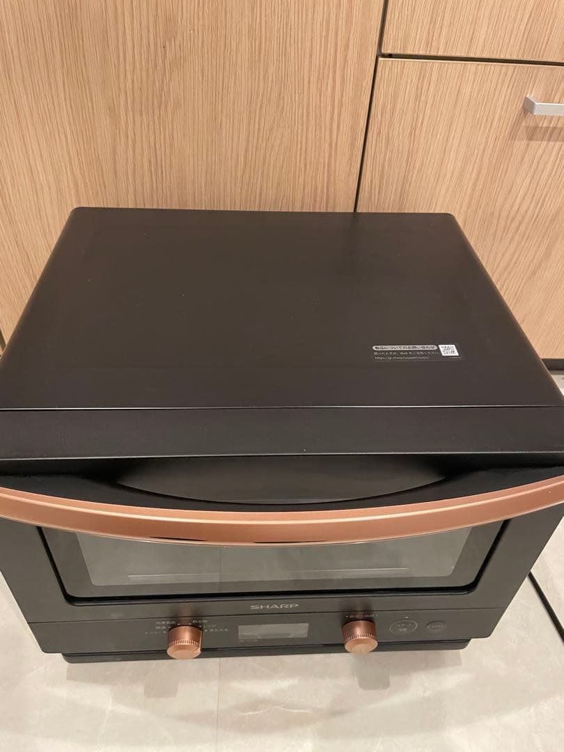 SHARP RE-TD184 ブラック 単機能電子レンジ 18L 2024年袋