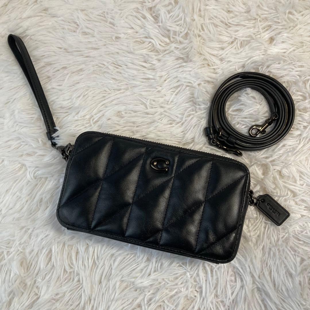 極美品　現行　コーチ　ショルダーバッグ　キラ クロスボディ・ピロー キルティング